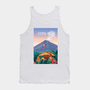 costa rica travel poster Tank Top